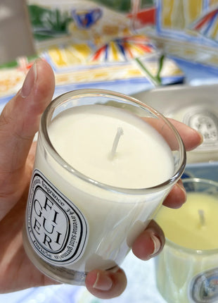 Vela de aromaterapia, velas aromáticas de plantas naturales, fragancia francesa, regalo aromático de compañero de aire duradero fresco y elegante