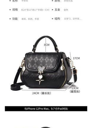 Bolso de mano para mujer, bolso de hombro, bolso principal para mujer, bolso de diseñador de lujo de cuero genuino para mujer, bolso tipo cubo con lazo