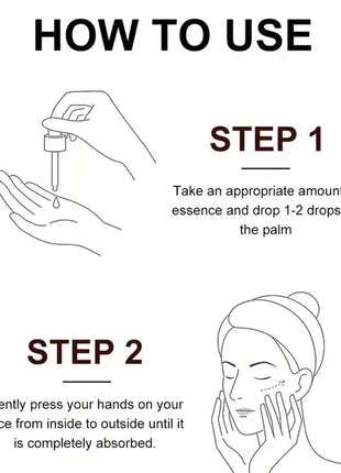 Esencia Facial de vitamina C, ácido hialurónico, suero iluminador de piel oscura, se desvanece, líneas finas, reparación hidratante, suero opaco, cuidado de la piel Facial