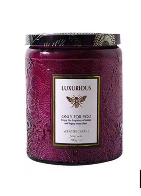 Una vela fragante, latas, decoración de habitación, cera de soja, Aroma sin humo, fragancia de aceite romántica de baja temperatura, Velas de cumpleaños