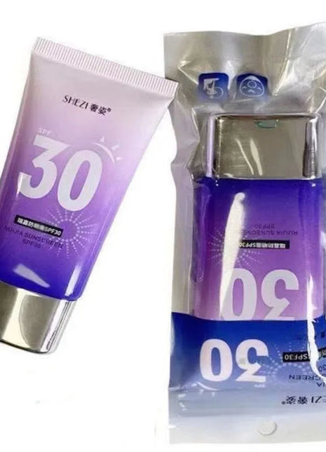 Original SPF30 Shezi protector solar para el cuerpo Facial crema BB blanqueadora leche UV bloqueador solar crema protectora de la piel antienvejecimiento control de aceite