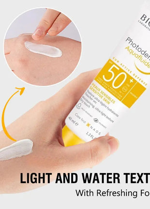 BIODERMA Crema Solar SPF50+ Todo Tipo de Piel - Piel Sensible Ance Piel Seca Piel Impermeable Protector Solar a Prueba de Sudor