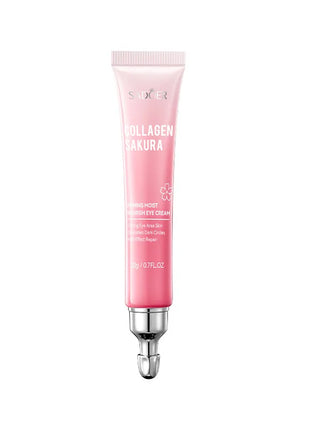 SADOER Sakura crema de ojos Anti ojeras eliminación de ojos bolsas reafirmantes cremas hidratantes para ojos belleza ojos cuidado de la piel