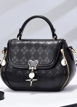 Bolso de mano para mujer, bolso de hombro, bolso principal para mujer, bolso de diseñador de lujo de cuero genuino para mujer, bolso tipo cubo con lazo