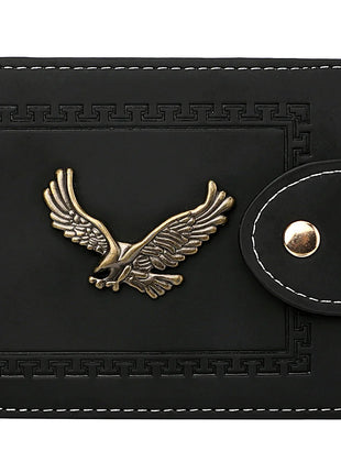 Cartera para hombre, cartera corta para hombre, moda juvenil, personalidad, cuero Pu, tarjetero, tarjetero, cartera plegable