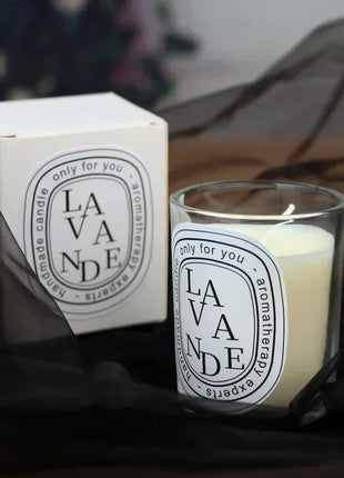 Romantic Transparent Scented Fragrance Candle Light Gift Scented Aromatic Candles Guest Gift Candles Wedding Candles Candle Jar