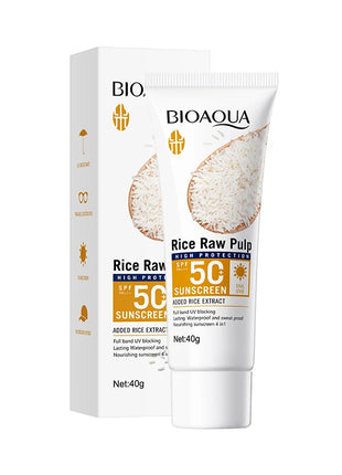 Crema de protección solar Facial SPF 50+, loción Solar protectora corporal de larga duración, no grasa, previene quemaduras solares, protección UV, bloqueador solar