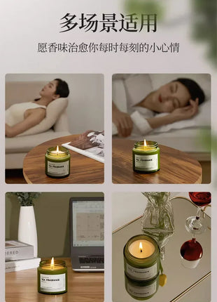 Velas de aromaterapia para interiores, fragancia de luz de larga duración para el hogar, ayuda a dormir, purifica el aire, regalo de cumpleaños