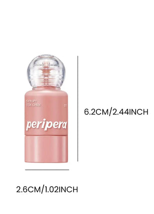 PERIPERA SYRUPY TOK CHEEK, Textura Líquida Hidratante, Ligera y No Pegajosa, Acabado Natural que se Fusiona con la Piel, K-Beauty, Maquillaje Coreano