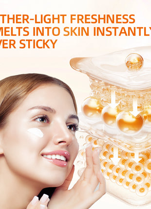 Suero de vitamina C con ácido hialurónico: rápida absorción, hidratación profunda, no graso, nutrición las 24 horas para una piel brillante instantánea