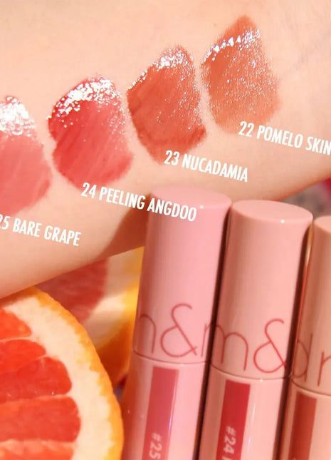 Rom&nd JUICY LASTING TINT-8 tonos, hidratante no pegajoso, acabado brillante de larga duración, regalo, inicio fresco, K-Beauty, maquillaje coreano