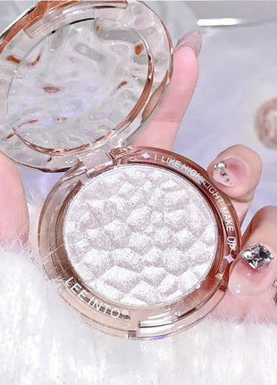 Paleta de contorno de brillo, polvo de alto brillo, brillo natural, corrector de contorno, luz duradera