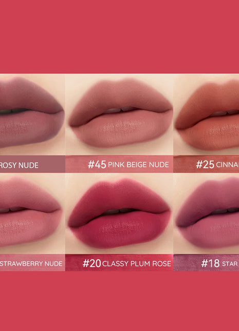 PERIPERA INK VELVET, Textura de Terciopelo, Suave y No Resecante, Acabado Mate, Larga Duración y Alta Pigmentación, Estilo Moderno, K-Beauty, Maquillaje Coreano