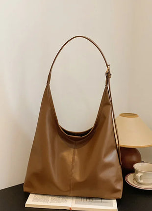 Nuevo Bolso de mano con conocimiento de embarque, bolso de hombro para mujer, bolso grande retro simple, bolso de mano