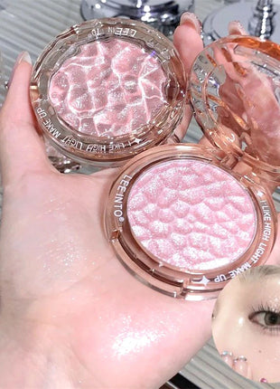 Paleta de contorno de brillo, polvo de alto brillo, brillo natural, corrector de contorno, luz duradera