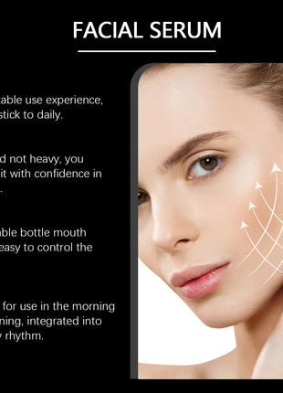 Esencia para el cuidado facial, hidratante, brillo: realzando, ligero, hidratante, suave, suave y elástico para la piel, suero para el cuidado de la piel