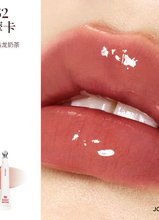 Joocyee-Juego de cosméticos de la serie limitada de cumpleaños, esmalte de labios rojo en polvo, crema colorete, brillo de labios, crema de manos, caja de regalo de cumpleaños