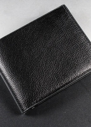Cartera para hombre, billeteras de cuero genuino para hombre, producto Premium, billeteras de Cuero de vaca Real para hombre, Walet corto negro, Portefeuille Homme