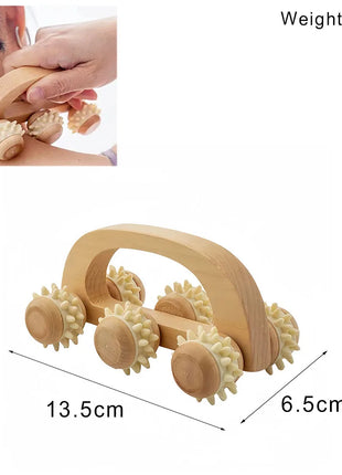 Herramientas de masaje de madera, masajeador de drenaje linfático de madera, herramientas anticelulíticas para dar forma al cuerpo para belleza, Gua Sha, alivio muscular dolorido