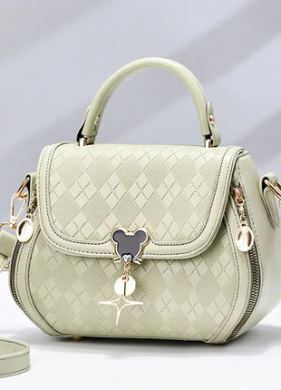 Bolso de mano para mujer, bolso de hombro, bolso principal para mujer, bolso de diseñador de lujo de cuero genuino para mujer, bolso tipo cubo con lazo