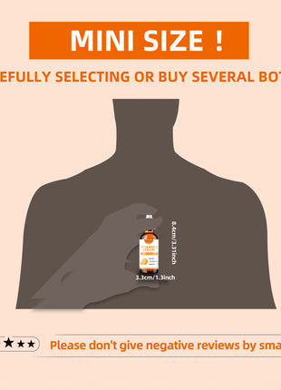 Suero de vitamina C con ácido hialurónico: rápida absorción, hidratación profunda, no graso, nutrición las 24 horas para una piel brillante instantánea