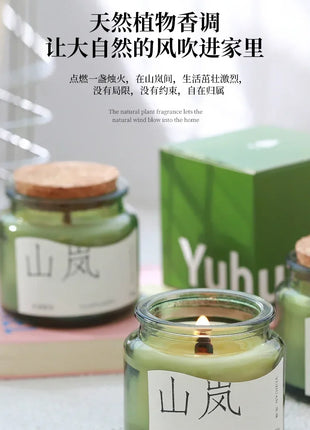 Velas de aromaterapia para interiores, fragancia de luz de larga duración para el hogar, ayuda a dormir, purifica el aire, regalo de cumpleaños