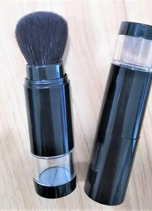 Brochas de maquillaje para cara, base cosmética en polvo, colorete, brocha de maquillaje, brochas de almacenamiento de polvos cosméticos de viaje portátiles, herramienta de belleza