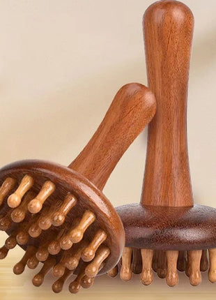 Masajeador de setas de madera, herramienta de masaje Manual, herramientas de masaje de setas de madera, tensión muscular, grasa Local Gua Sha para uso completo del cuerpo