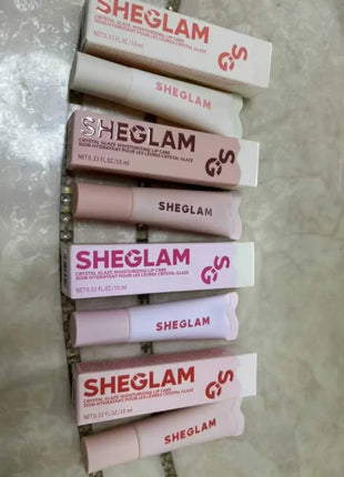 SHEGLAM-esmalte de cristal hidratante para el cuidado de los labios, Canoy Lane, galleta de cacao, fresa, leche, melón, espejo duradero, tinte de belleza para labios