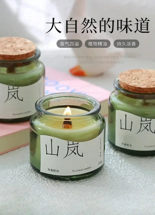 Velas de aromaterapia para interiores, fragancia de luz de larga duración para el hogar, ayuda a dormir, purifica el aire, regalo de cumpleaños