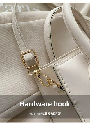 Elegante bolso negro con asas dobles, bolso cruzado elegante, bolso pequeño retro y elegante para mujeres y niñas, uso diario, trabajo, fiesta