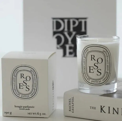 Vela de aromaterapia, velas aromáticas de plantas naturales, fragancia francesa, regalo aromático de compañero de aire duradero fresco y elegante