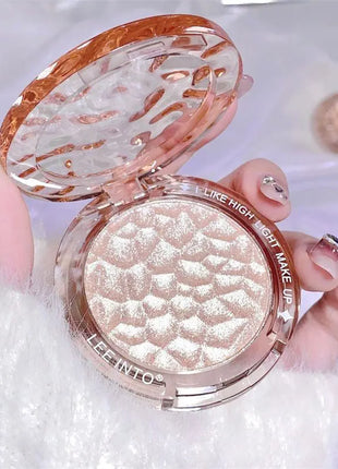 Paleta de contorno de brillo, polvo de alto brillo, brillo natural, corrector de contorno, luz duradera