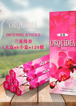 Palillos de incienso indio, aromas surtidos, lavanda, salvia, Yoga, meditación, relajación, atmósfera, palitos fragantes para Aroma casero