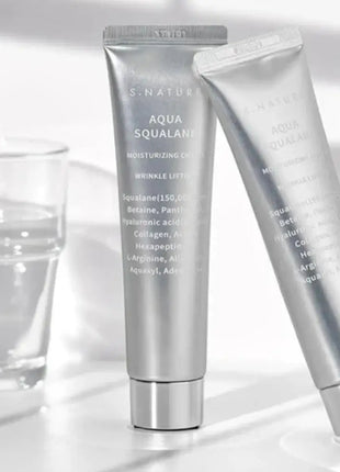 S.NATURE-crema Facial de suero de Squalane, mejora la embotamiento de la piel, equilibra agua y aceite y hidratación profunda, cuidado de la piel coreano