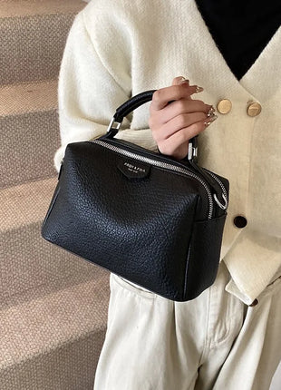 Nuevos bolsos cruzados de moda, bolso de cuero PU para mujer, bolso de mano Simple de alta calidad, bolso Boston Vintage, bolsos de hombro para mujer