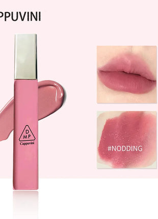 Cappuvini Matte Velvet Lip Glaze Hidratante Suave Lápiz labial de larga duración Maquillaje Brillo de labios