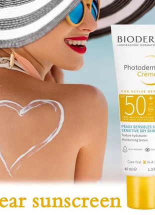 BIODERMA Crema Solar SPF50+ Todo Tipo de Piel - Piel Sensible Ance Piel Seca Piel Impermeable Protector Solar a Prueba de Sudor