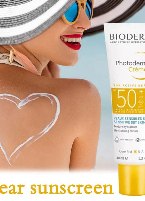 BIODERMA Crema Solar SPF50+ Todo Tipo de Piel - Piel Sensible Ance Piel Seca Piel Impermeable Protector Solar a Prueba de Sudor