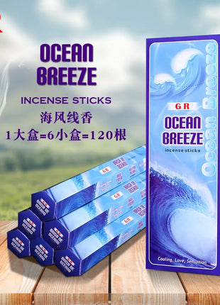 Palillos de incienso indio, aromas surtidos, lavanda, salvia, Yoga, meditación, relajación, atmósfera, palitos fragantes para Aroma casero