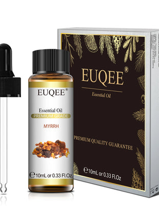 EUQEE 10ML aceites esenciales naturales eucalipto menta vainilla lavanda limón aceite de organo para humidificador DIY jabón, fabricación de velas