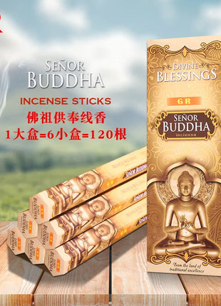 Palillos de incienso indio, aromas surtidos, lavanda, salvia, Yoga, meditación, relajación, atmósfera, palitos fragantes para Aroma casero